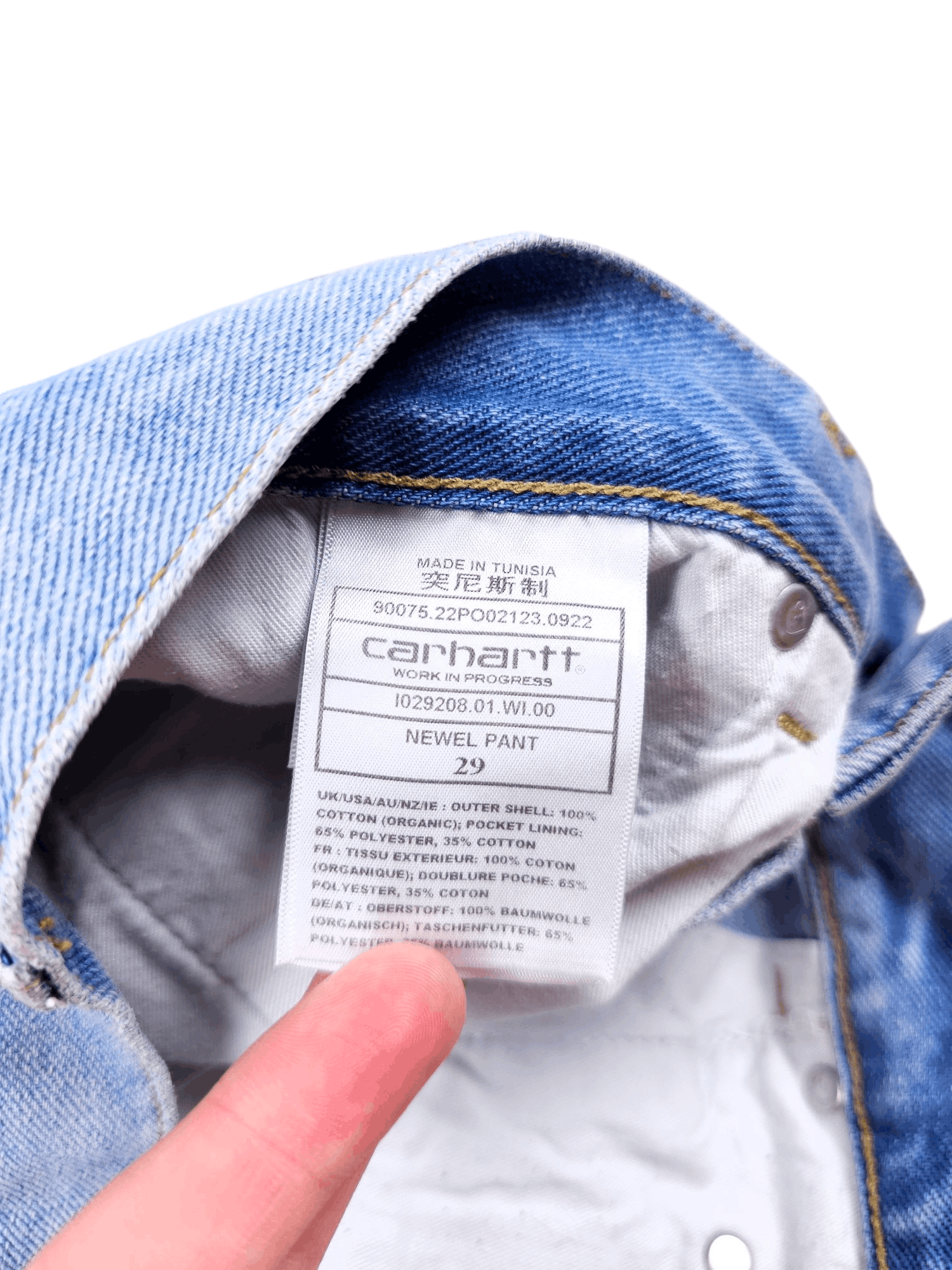 Japanese Brand × Vintage 💎 Size 29 Carhartt Relaxed Taper Denim Jeans Y2K Size US 29 - 13 Thumbnail