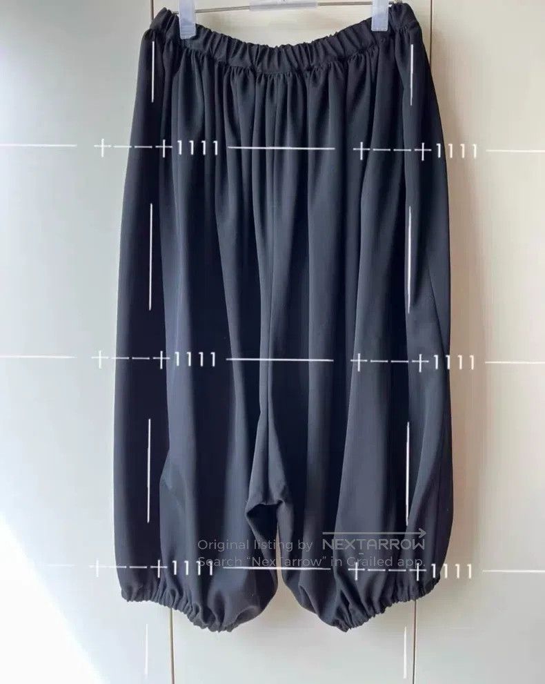 Comme des Garcons Comme Des Garcons size S Wool Low-Rise Lantern Pants Class Size 23" - 2 Thumbnail
