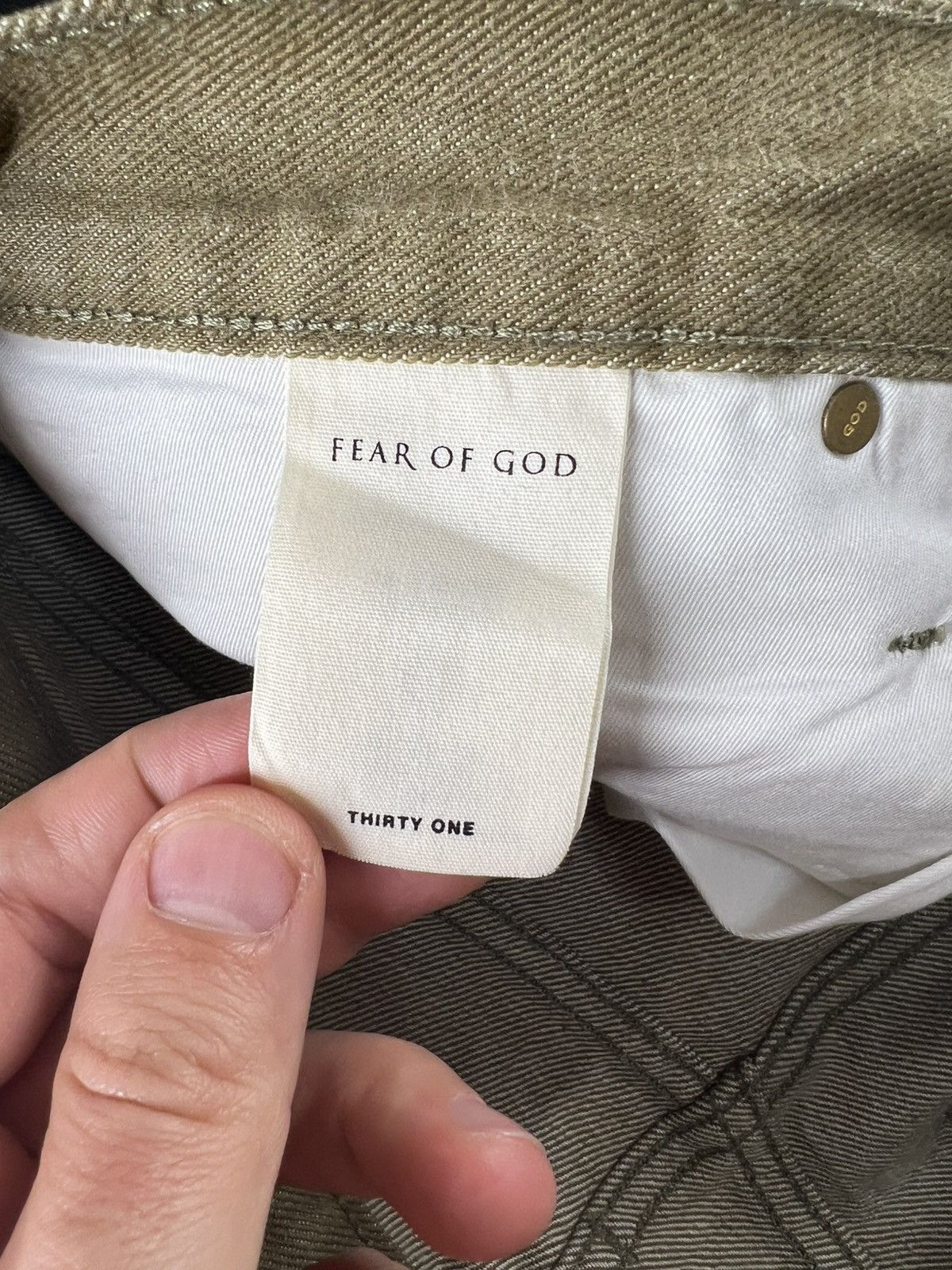 Fear of God FEAR OF GOD 5TH COLLECTION SELVEDGE VINTAGE GOLD size 31 Size US 31 - 10 Thumbnail