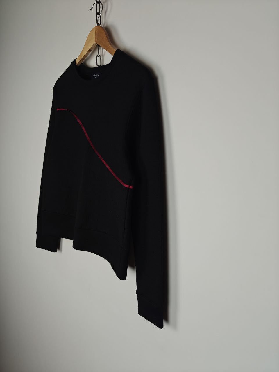 Armani Armani Jeans Sweatshirt Crewneck Black size M Size M / US 6-8 / IT 42-44 - 5 Thumbnail