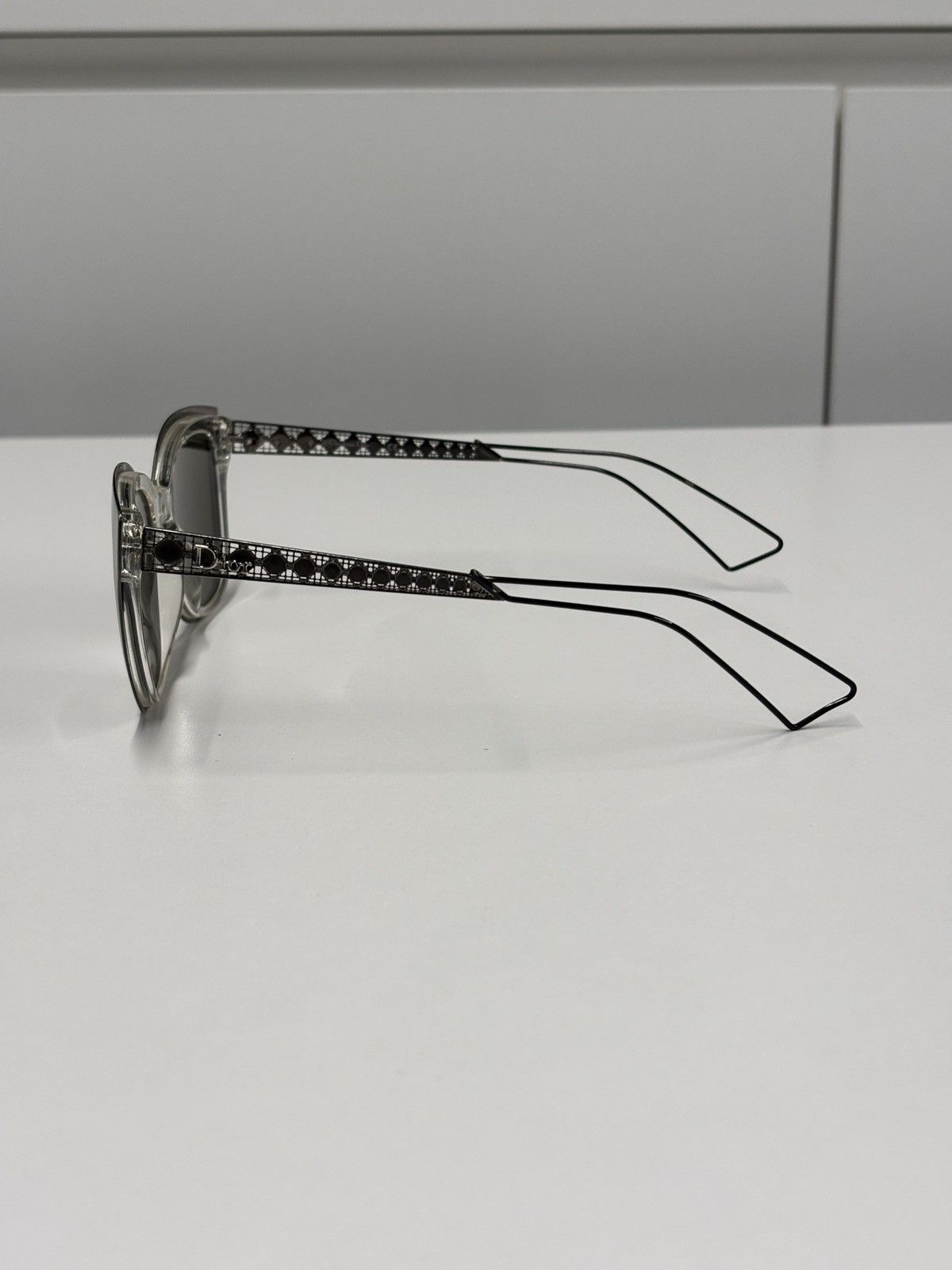 Dior Dior Silver Round Glasses Size ONE SIZE - 2 Thumbnail