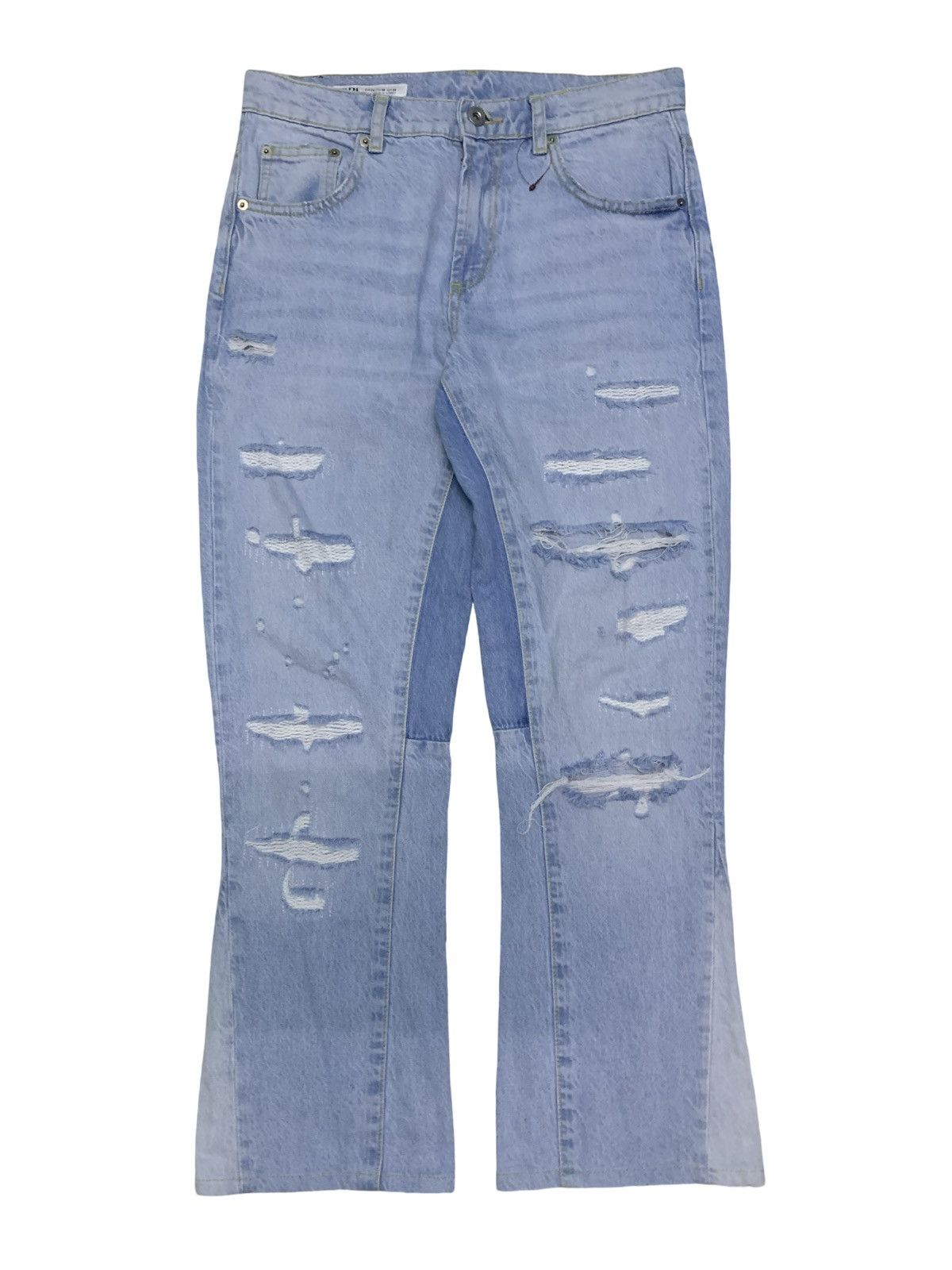 Gallery Dept. Avant Garde Flare Zara Ripped Denim Size US 31 - 1 Thumbnail