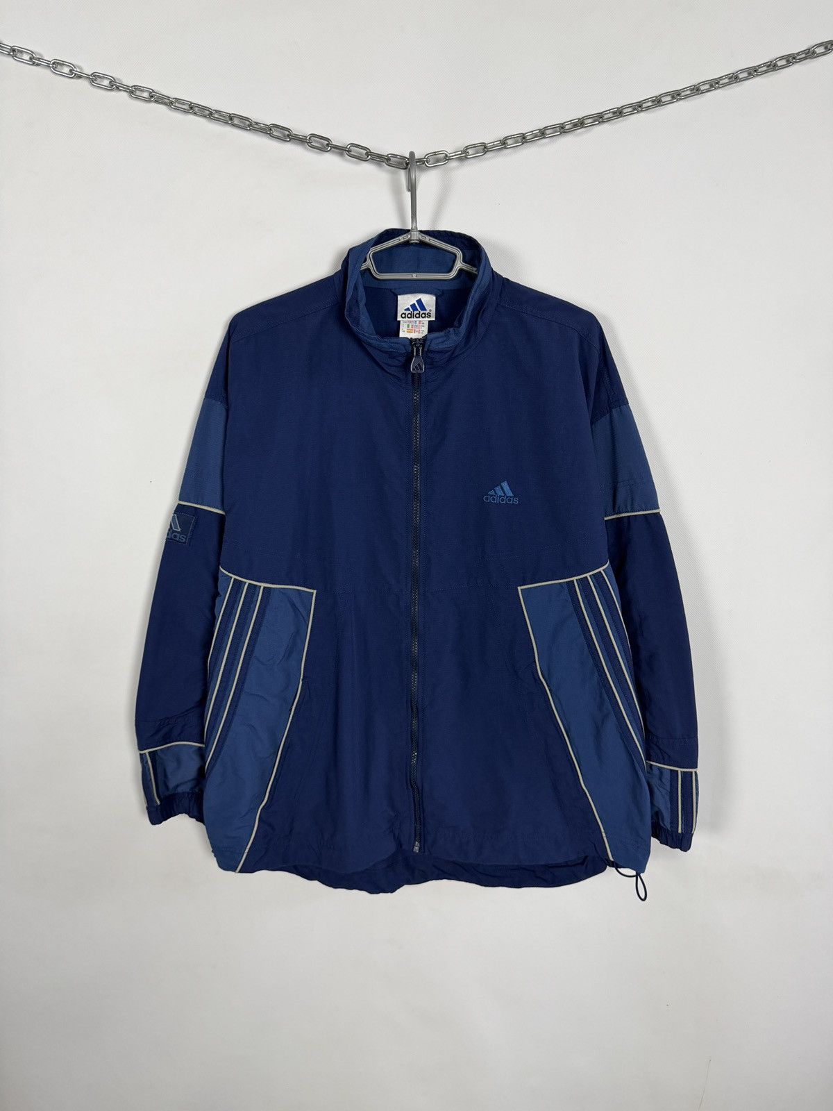 Adidas Adidas Vintage Full Zip Track Jacket 90s Retro Style Size L Size US L / EU 52-54 / 3 - 1 Thumbnail