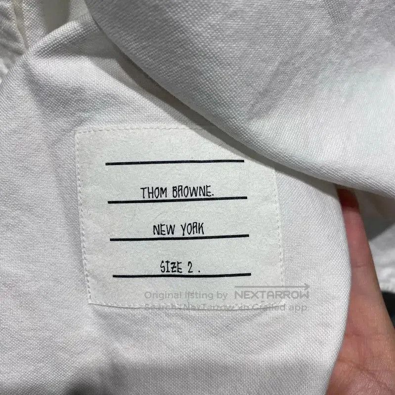 Thom Browne White Long Sleeve Shirt for Men .