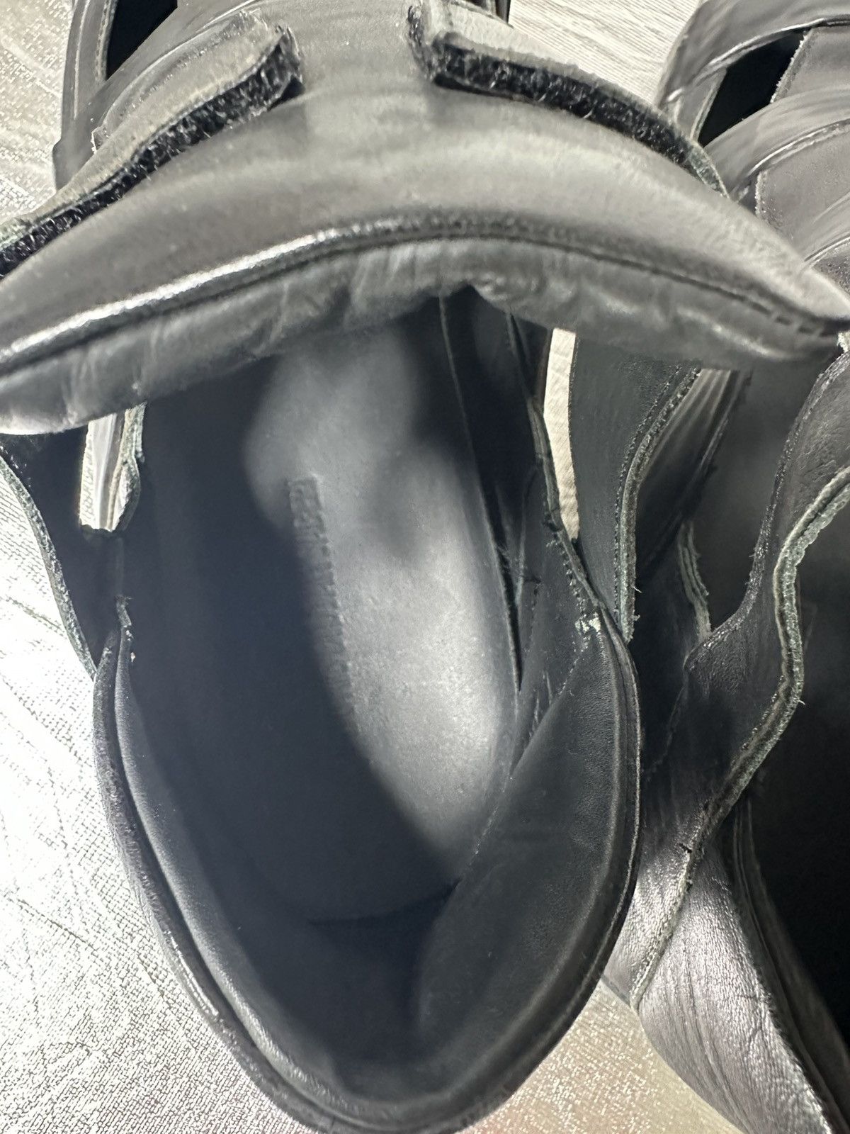Boris Bidjan Saberi leather summer sneakers Size US 10.5 / EU 43-44 - 8 Thumbnail