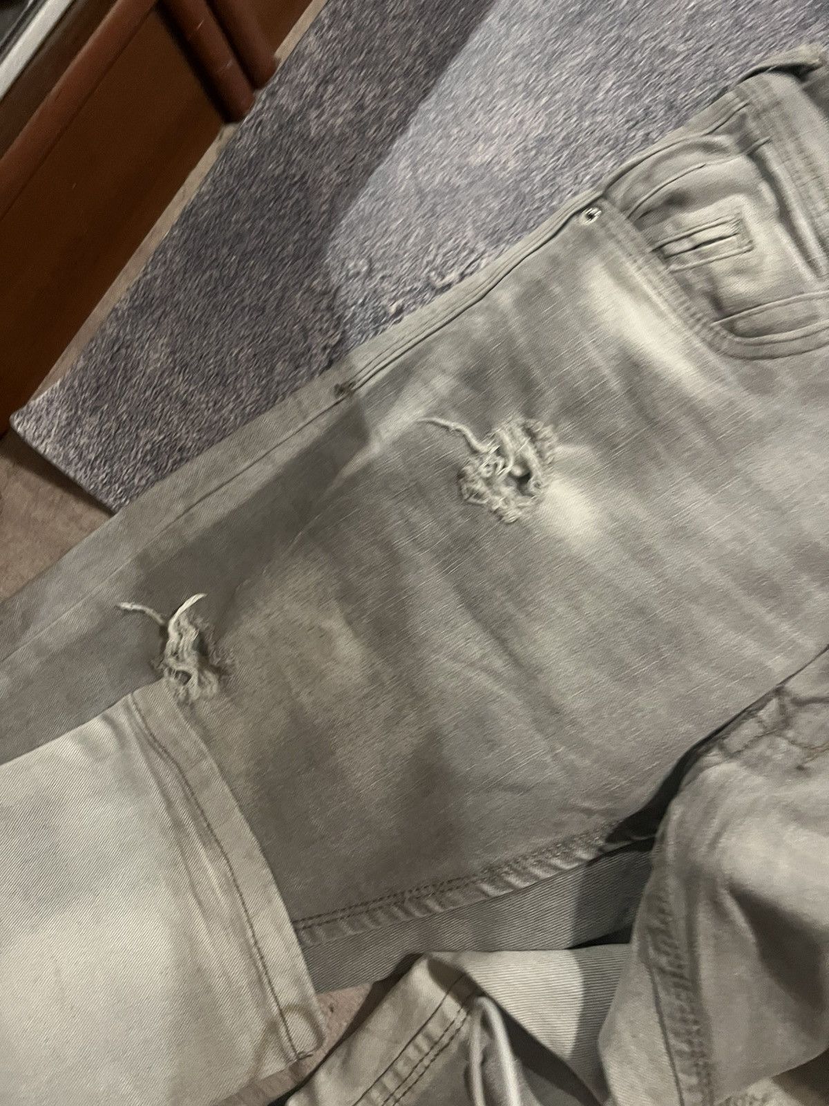 Vintage Y2K Distressed Washed Style / If Six Was Nine Style / Retro Size US 34 / EU 50 - 4 Thumbnail
