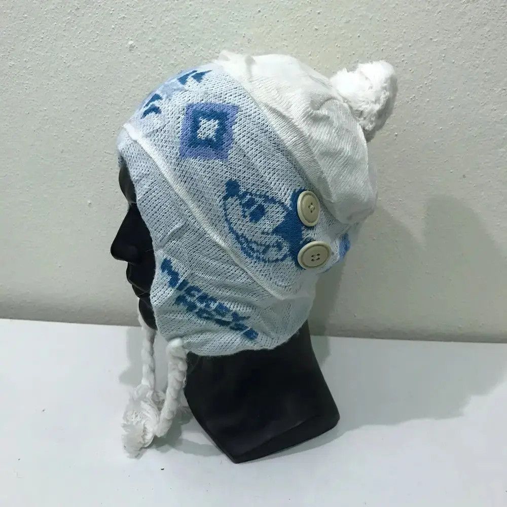 Disney × Mickey Mouse × Vintage Disney Mickey Mouse Earflap Beanie Hat Size ONE SIZE - 2 Thumbnail