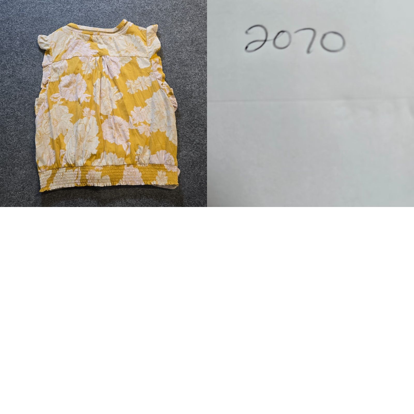 FatFace Fat Face Top Womens 16 Yellow Floral V Neck Short Sleeve Tie Boho Casual Shirt Size XXL / US 16-18 / IT 52-54 - 8 Thumbnail