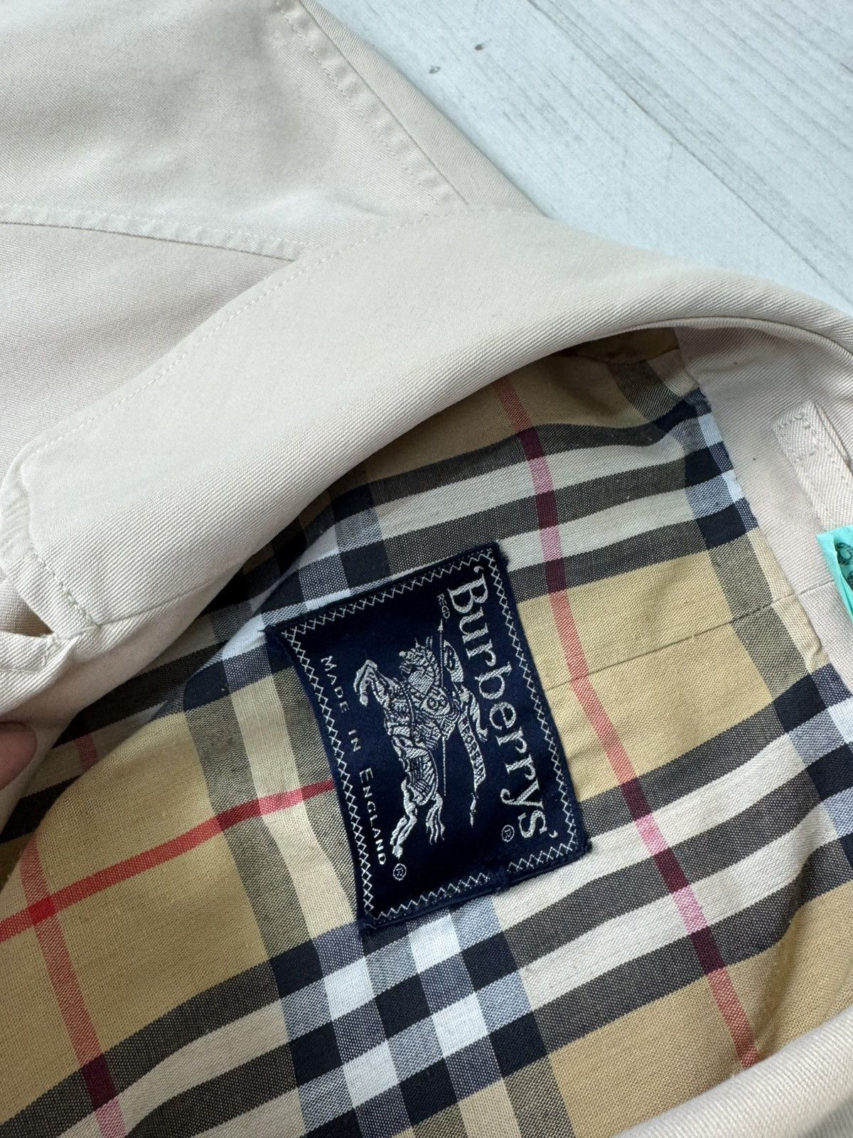 Burberry Vintage Burberrys London Trench Coat Nova Check 90s Size US S / EU 44-46 / 1 - 8 Thumbnail