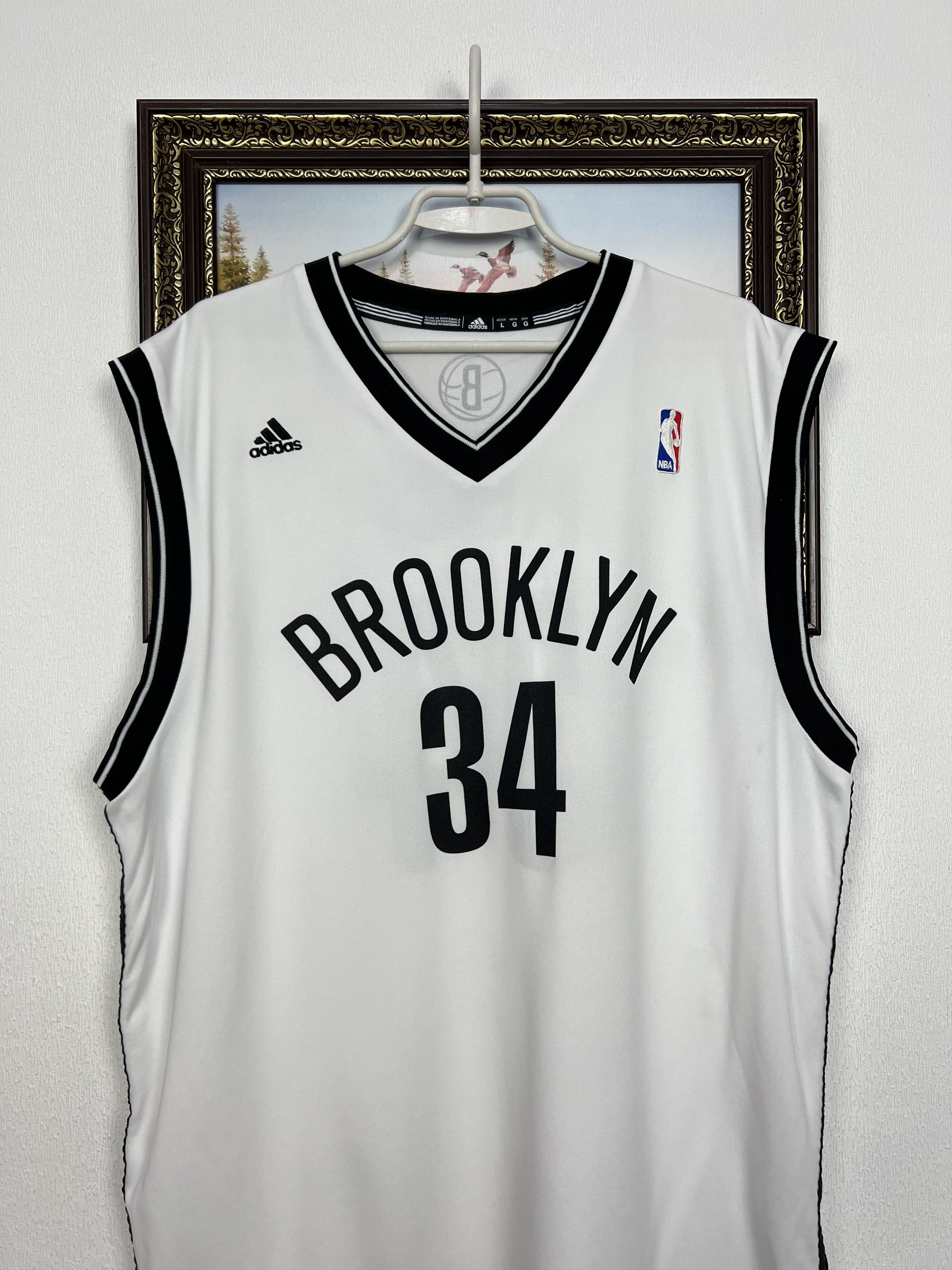 Adidas Adidas Brooklyn Nets #34 Paul Pierce Jersey NBA White Shirt Size US L / EU 52-54 / 3 - 2 Thumbnail