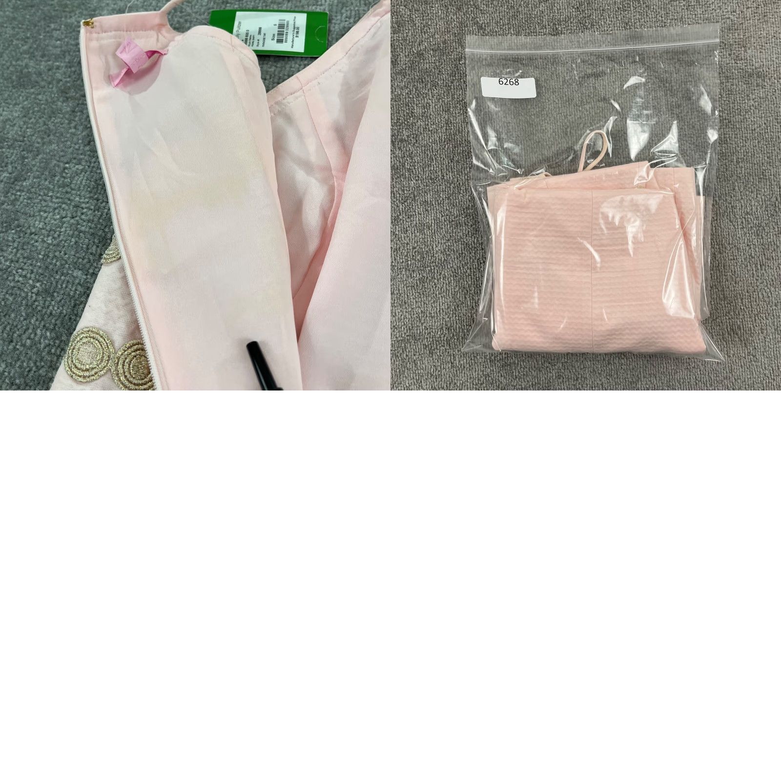 Lilly Pulitzer LILLY PULITZER Dress Womens Size 0 Pearl Shift Paradise Tint Short Pink Gold Size 25" / US 0 / IT 36 - 9 Thumbnail