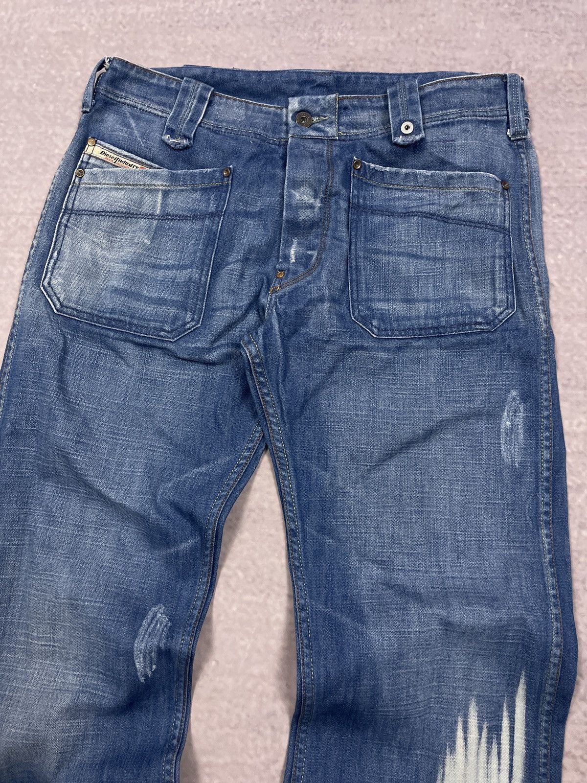 Japanese Brand Vintage Y2K LGB IfSixWasNine Style Diesel Denim Jeans Size US 33 - 4 Thumbnail