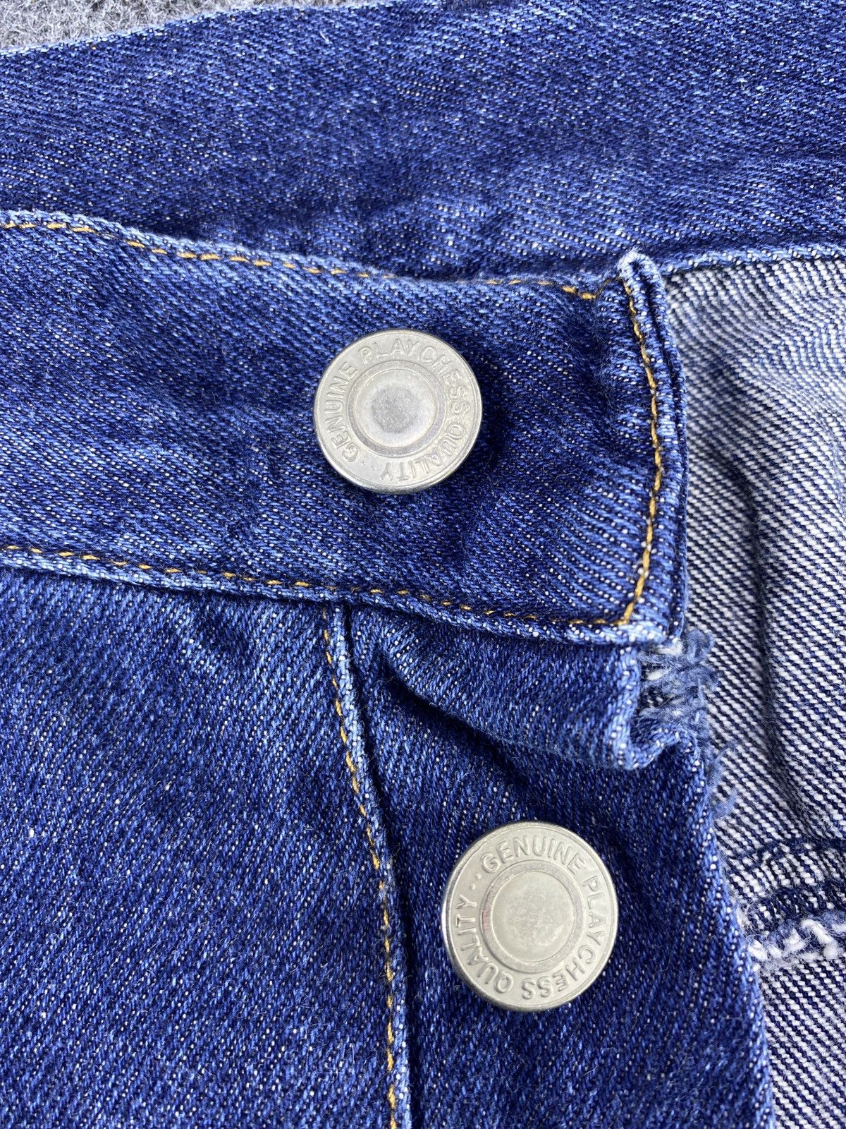 Japanese Brand × Jean Japanese Brand Fly Button Bootcut Blue Jeans - J1037 Size 27" / US 4 / IT 40 - 8 Thumbnail