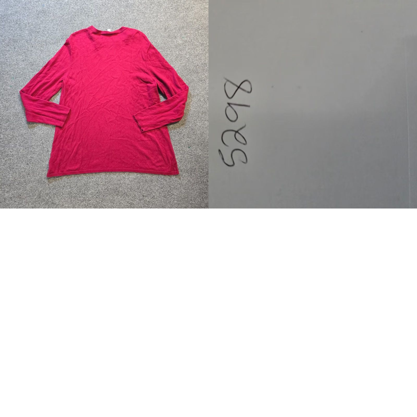 J. Jill J Jill Sweater Womens Large Red Round Neck Knit Tunic Long Sleeve Casual Size L / US 10 / IT 46 - 8 Thumbnail