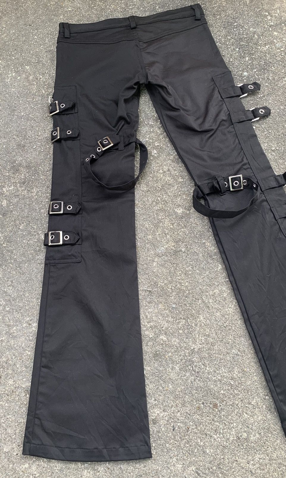 If Six Was Nine Bondage Gothic Punk Unisex Unbrand Flare Pant Made In Japan Size US 28 / EU 44 - 15 Thumbnail