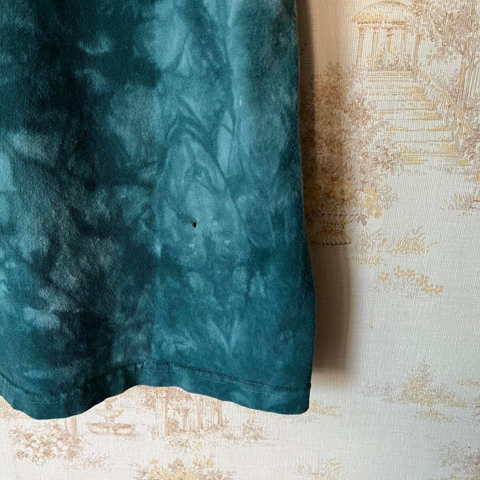 The Mountain The Mountain Wolf Graphic Tee | Green Tie-Dye | Fits XLT Size US XL / EU 56 / 4 - 7 Thumbnail