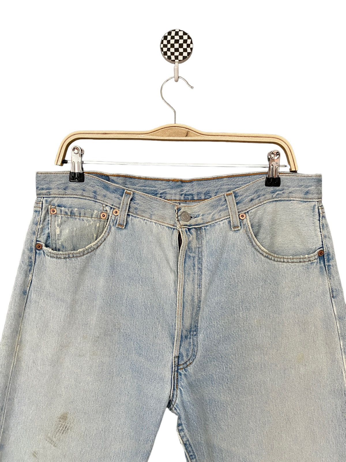 Levi's Vintage Clothing × Vintage Vintage Brand Levis Lot 501 Distressed Jeans 1990s Size US 36 / EU 52 - 5 Thumbnail