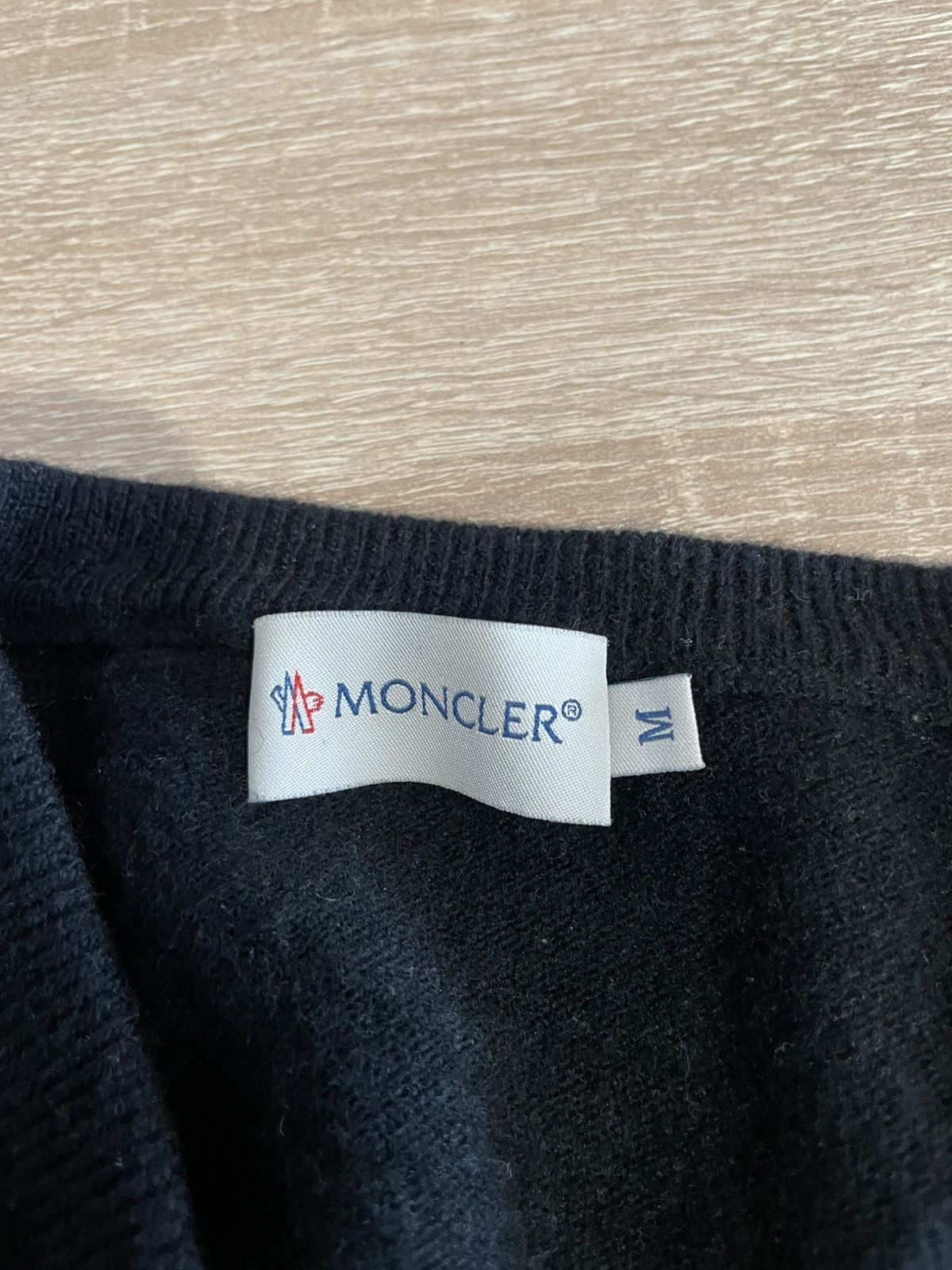 Moncler Moncler Logo Wool sweatshirt Size US M / EU 48-50 / 2 - 15 Thumbnail