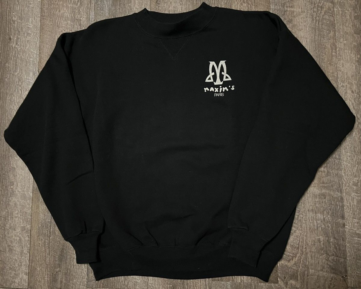 Vintage Vintage Maxims Paris Crewneck Sweater size XL Size US XL / EU 56 / 4 - 1 Thumbnail