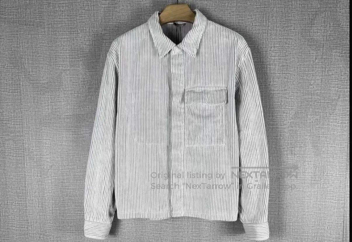 Dior White Striped Long Sleeve Button. Size US M / EU 48-50 / 2 - 1 Thumbnail
