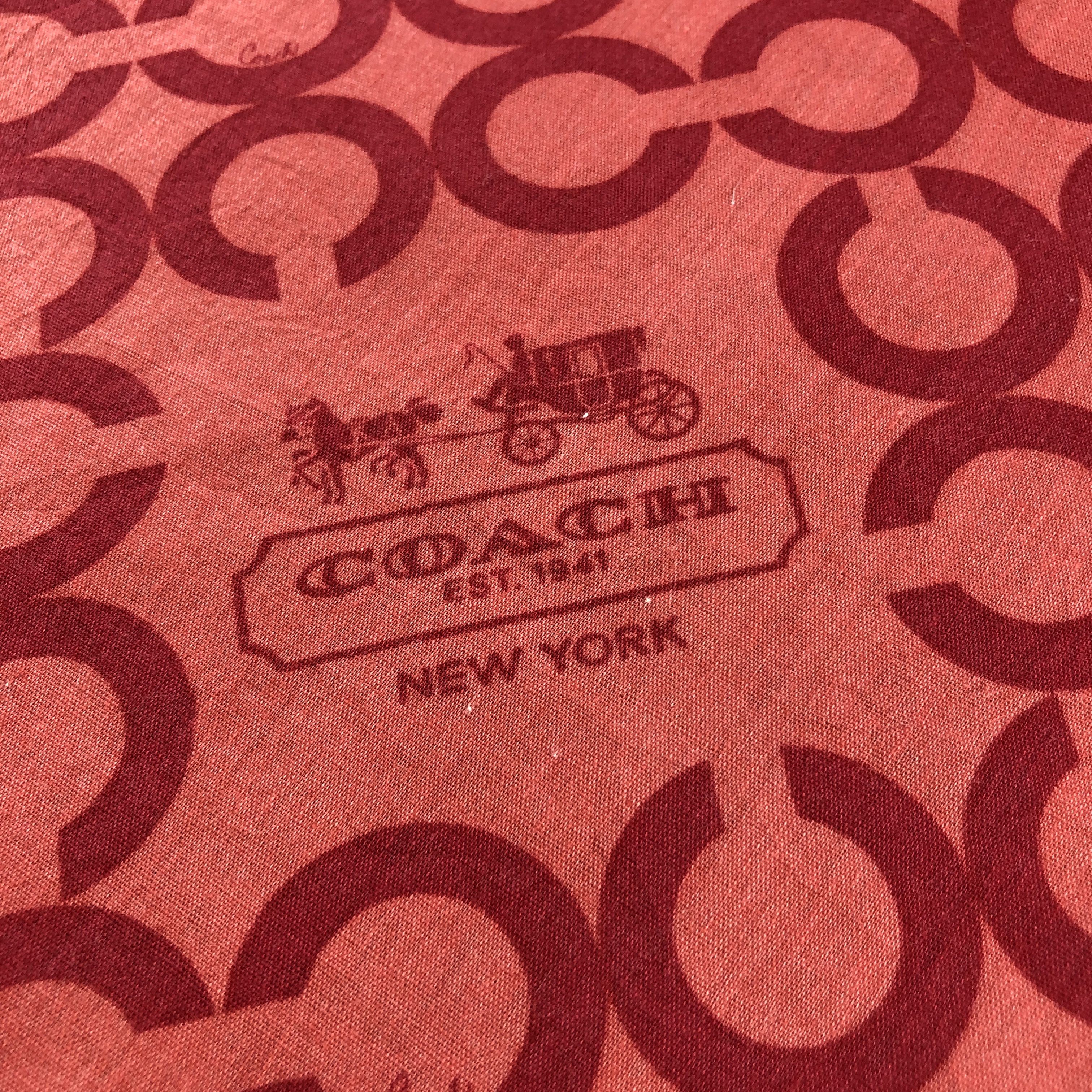 Coach Coach monogram Handkerchief Neckerchief Bandana H2449 Size ONE SIZE - 4 Thumbnail