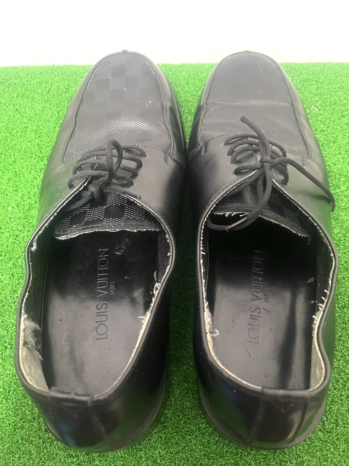 Louis Vuitton Louis Vuitton Leather Shoes Checked Size US 7.5 / EU 40-41 - 3 Thumbnail