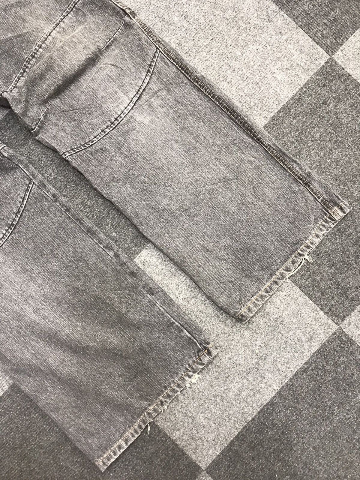 Japanese Brand DOUBLE EDGE Double Knee Baggy Light Jeans Size US 30 / EU 46 - 4 Thumbnail