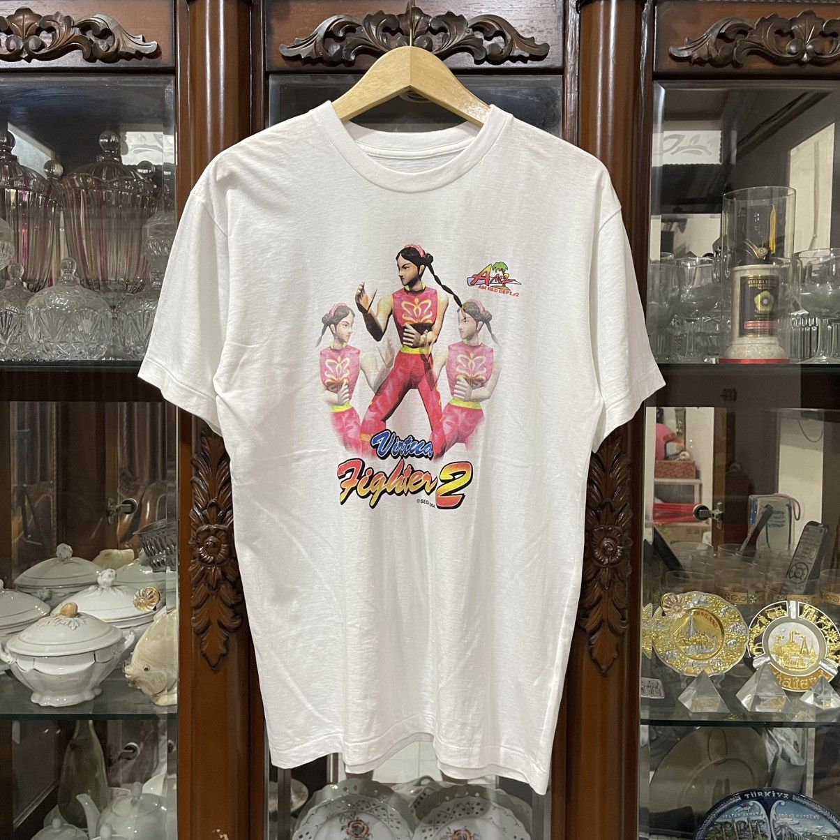 Anime Rare 1994 sega virtua fighter 2 promo game tee Size US L / EU 52-54 / 3 - 1 Thumbnail