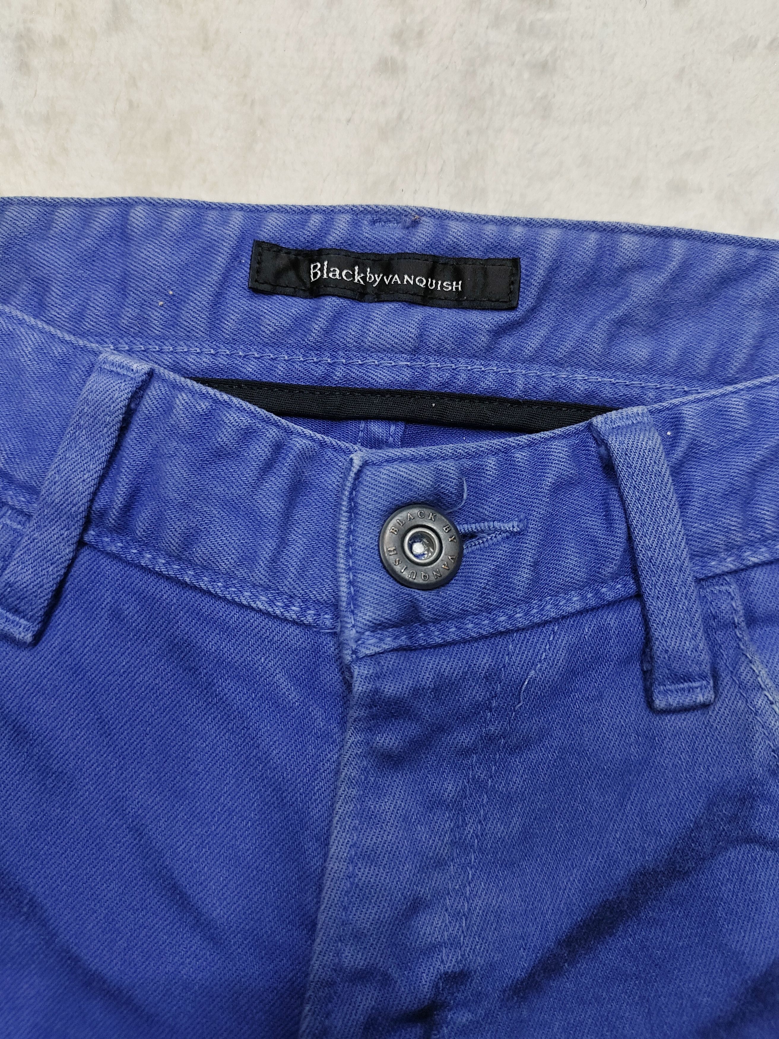 Vanquish Black by Vanquish🇯🇵 Whisker Ultra Shape Slim Jeans Size US 32 / EU 48 - 6 Thumbnail