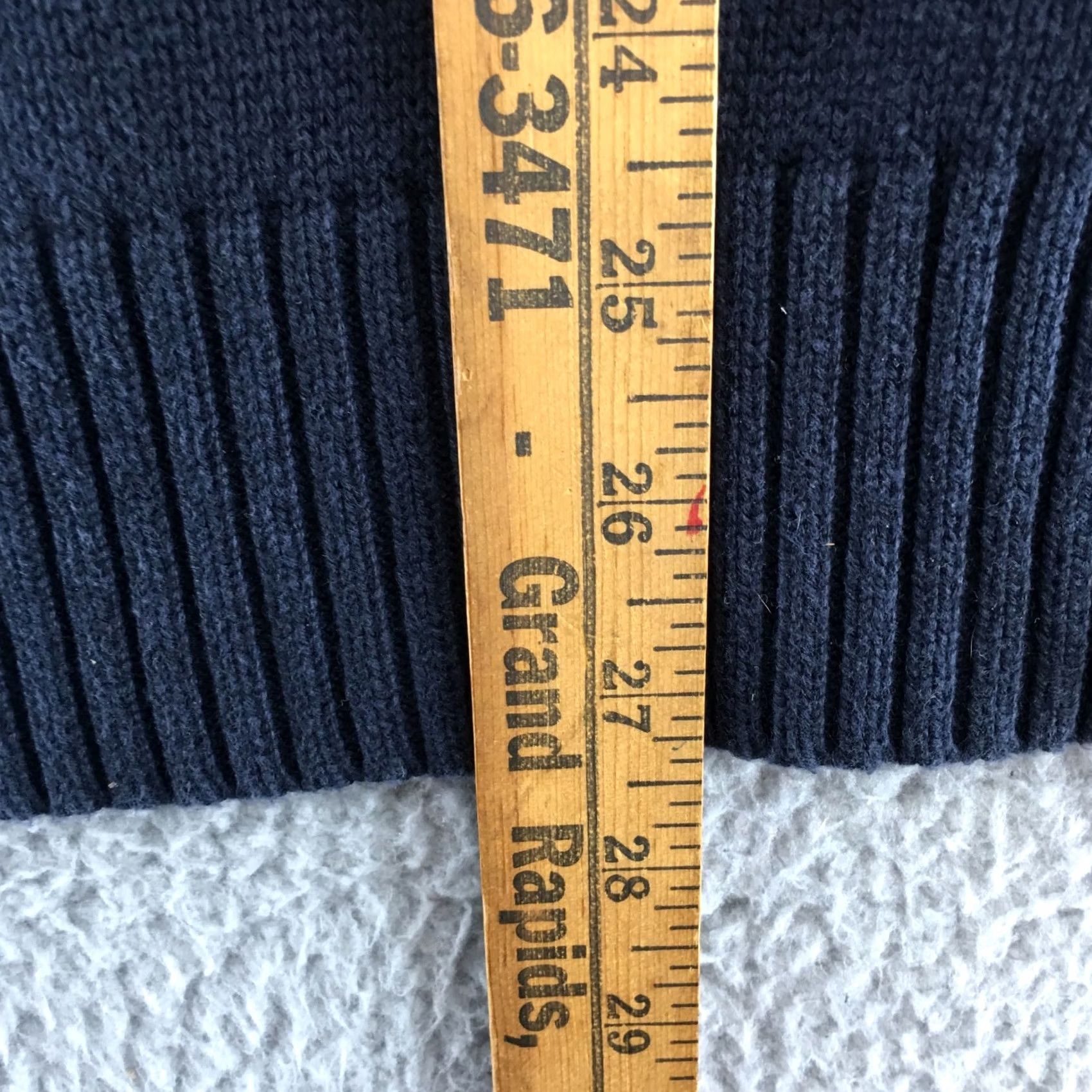 Eddie Bauer Eddie Bauer Pullover Sweater Mens Large Blue Knit Cotton Long Sleeve 1/4 Zip Size US L / EU 52-54 / 3 - 5 Thumbnail