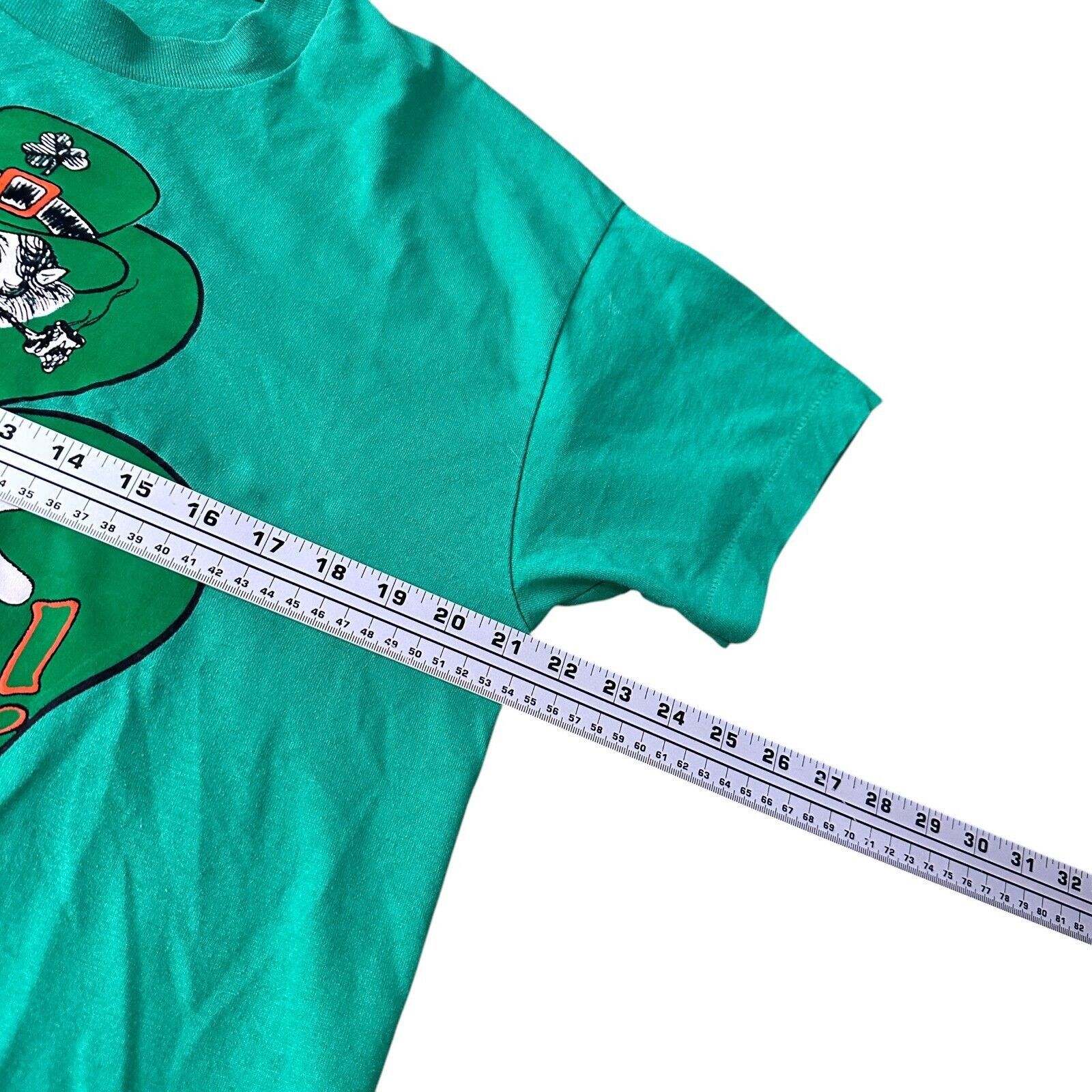 Fruit Of The Loom Vintage St Patrick's Day T-Shirt Men's Large Green Kiss Me Size US L / EU 52-54 / 3 - 7 Thumbnail