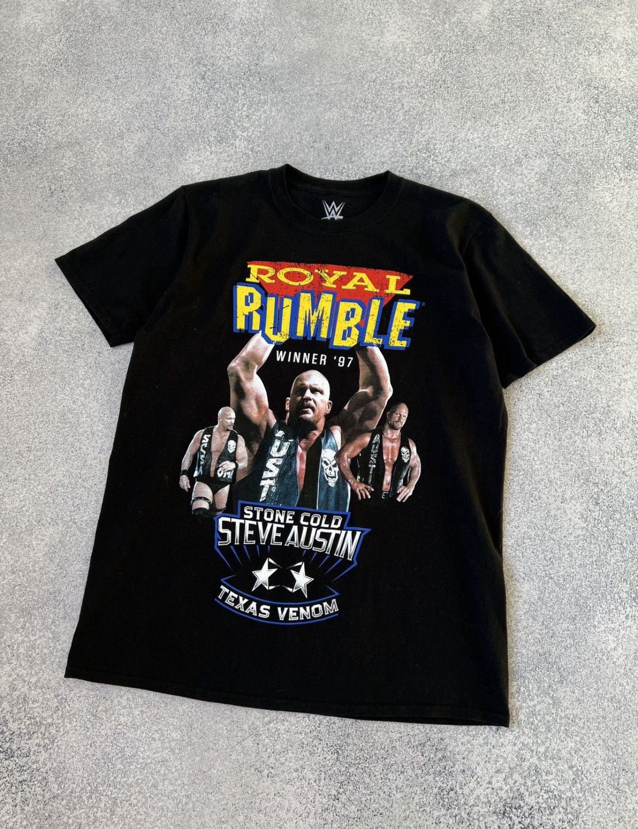 WWE Vintage Style Stone Cold Steve Austin Royal Rumble T-Shirt Size US L / EU 52-54 / 3 - 2 Thumbnail