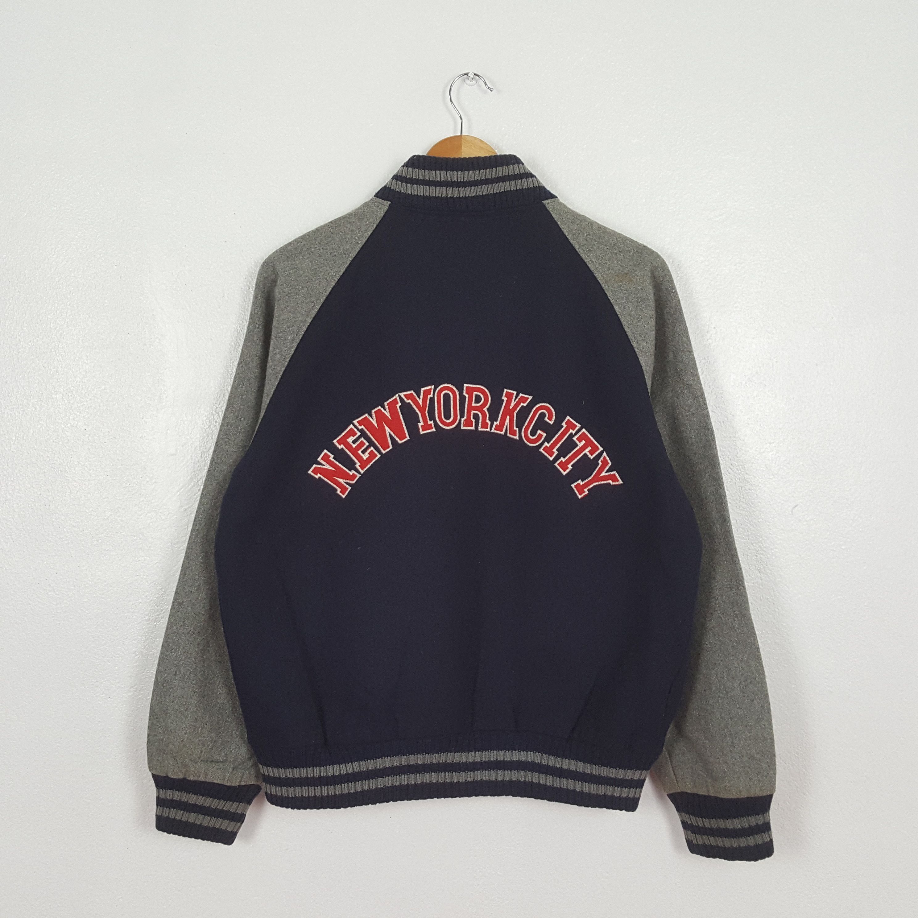Vintage Vintage New York City Varsity Streetwear Jacket C324N14 Size US M / EU 48-50 / 2 - 1 Thumbnail