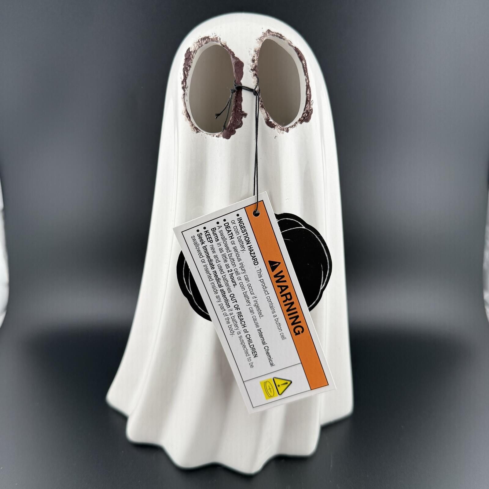 Other Martha Stewart Ceramic LED Light Up Ghost 9" Halloween NWT Size ONE SIZE - 1 Thumbnail