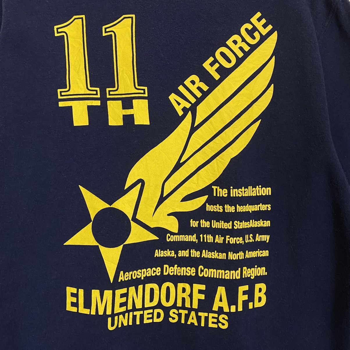 Avirex Air Force Elmendorf AFB Big Logo Sweatshirt Size US M / EU 48-50 / 2 - 5 Thumbnail