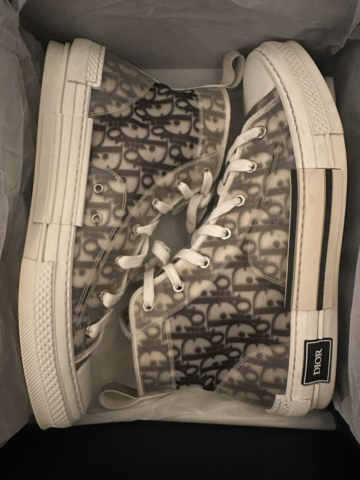 Dior Dior B23 League High-Top Sneakers Size US 12 / EU 45 - 2 Thumbnail
