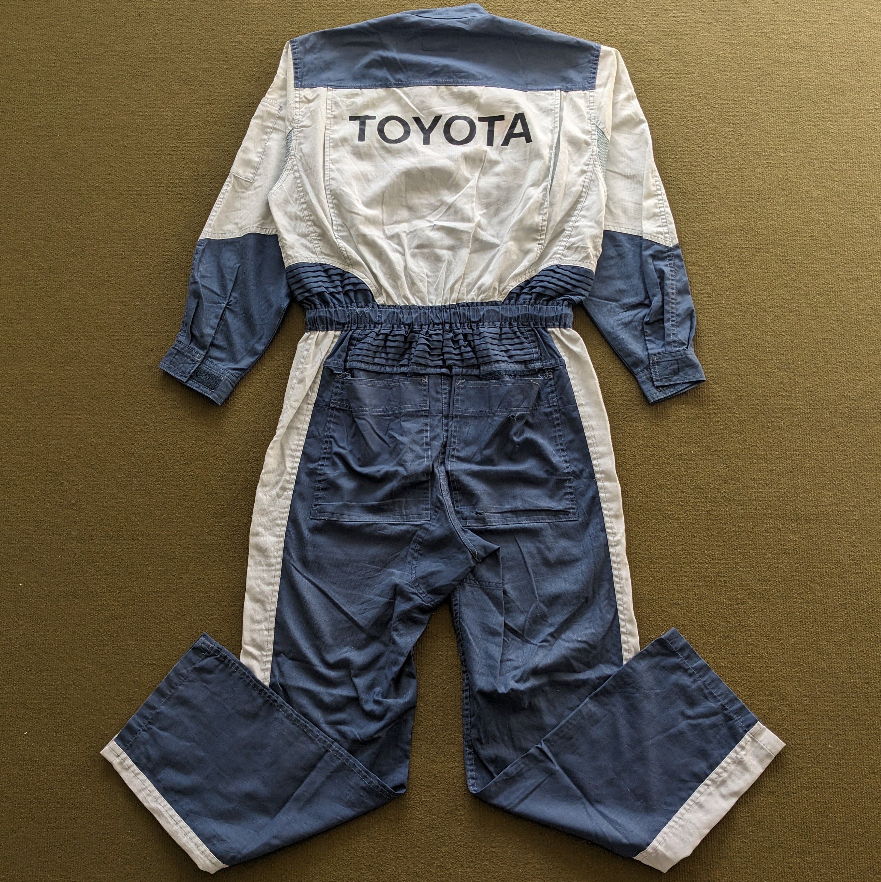 Japanese Brand Vintage TOYOTA Racing Coverall Workwear Jacket Size US M / EU 48-50 / 2 - 1 Thumbnail