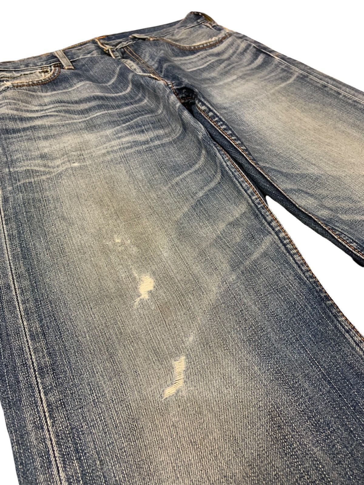 Levi's Levis 703 Distressed Paint Marks Denim Pants (AB36) Size US 30 / EU 46 - 5 Thumbnail