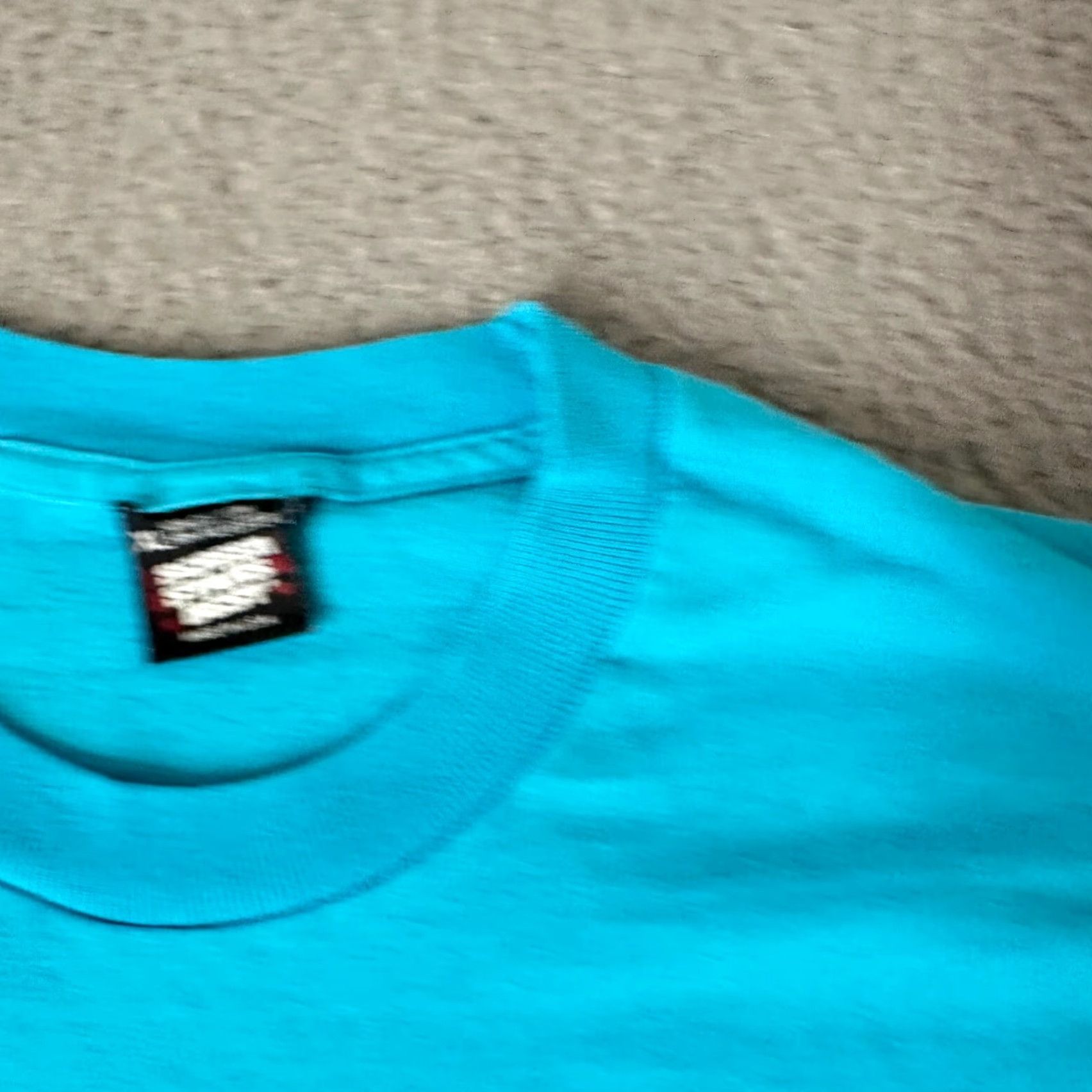 Fruit Of The Loom VINTAGE Screen Stars Shirt Mens XL Blue Teal 80s Classic Crew Neck Short Sleeve Cotton Jersey Fruit of the Loom T-Shirt Size US XL / EU 56 / 4 - 3 Thumbnail