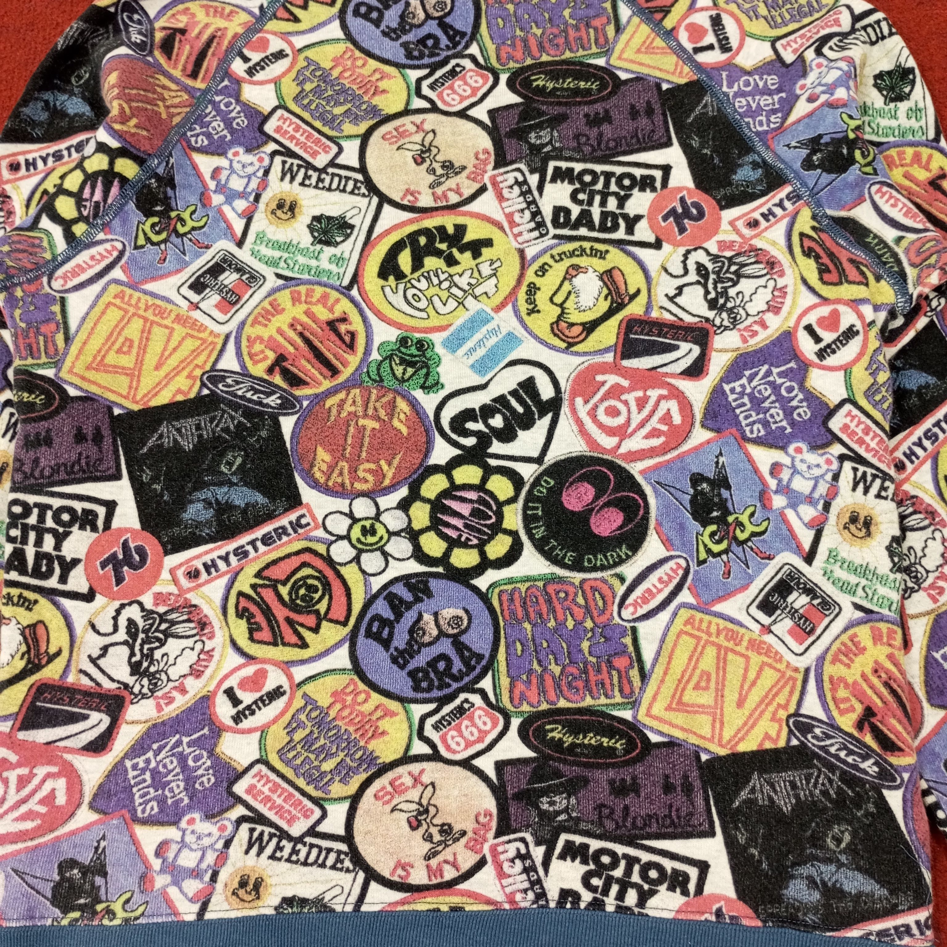 Hysteric Glamour × Japanese Brand × Vintage Hysteric Glamour Fashion Fullprint Design Sweatshirt c220n12 Size US XS / EU 42 / 0 - 4 Thumbnail