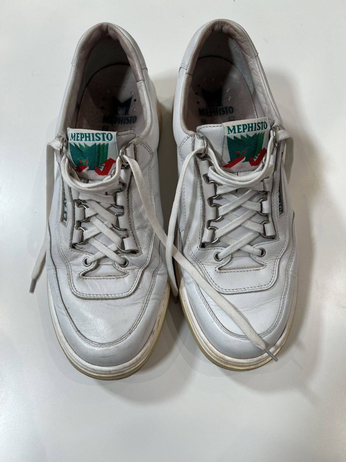 Mephisto Mephisto Rare White RunOff Leather Sneaker size 10 Size US 9.5 / EU 42-43 - 6 Thumbnail