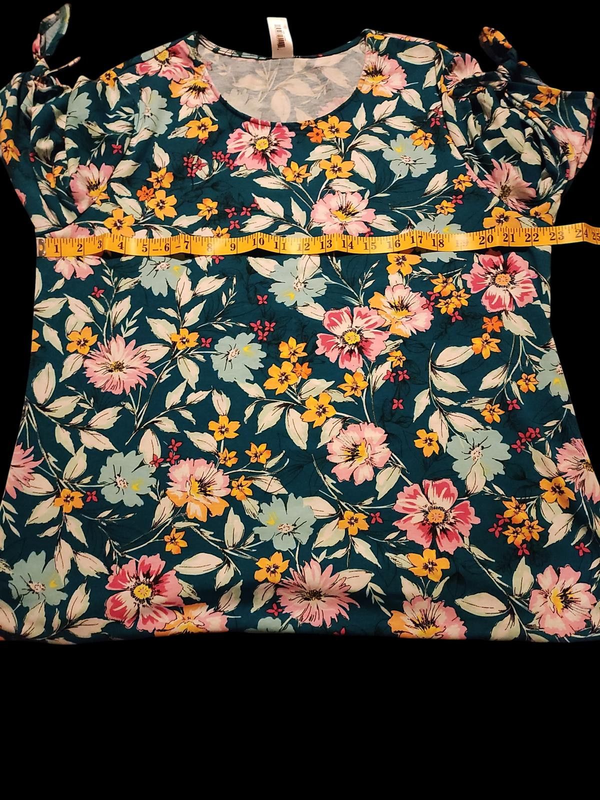 Loop & Weft West Loop XL Floral Print Tunic Top Size XL / US 12-14 / IT 48-50 - 7 Thumbnail