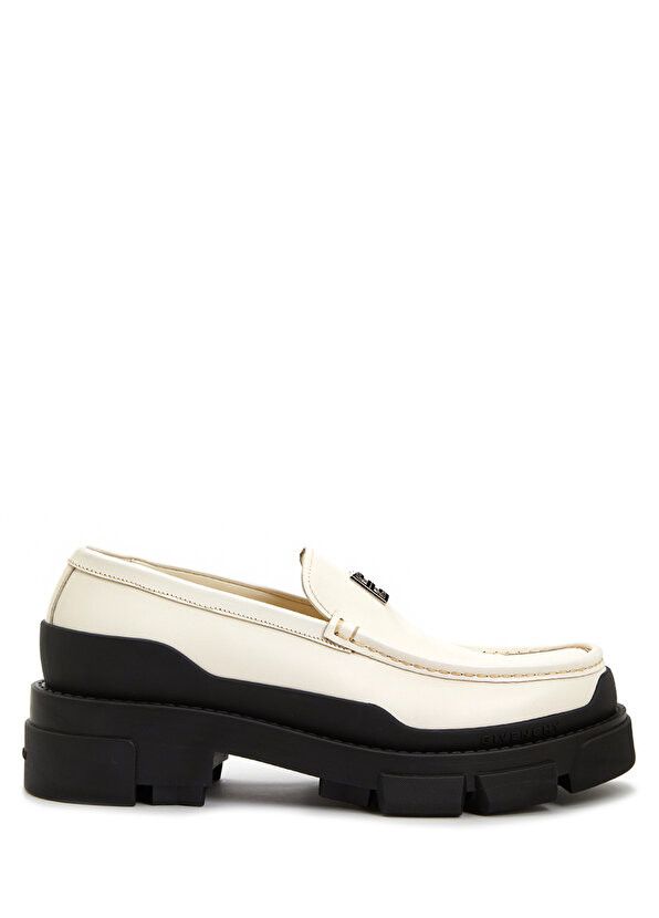 Givenchy o1srvl11e0824 Leather Loafer in Ivory Size US 8 / IT 38 - 1 Thumbnail