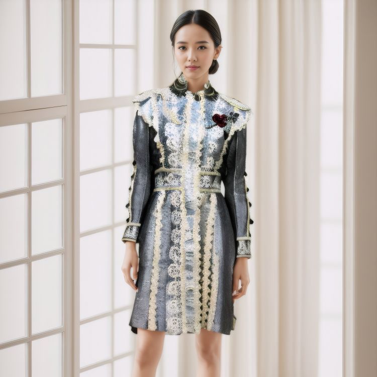 Gucci Gucci Embellished Metallic Coat Size 42 Size M / US 6-8 / IT 42-44 - 1 Thumbnail