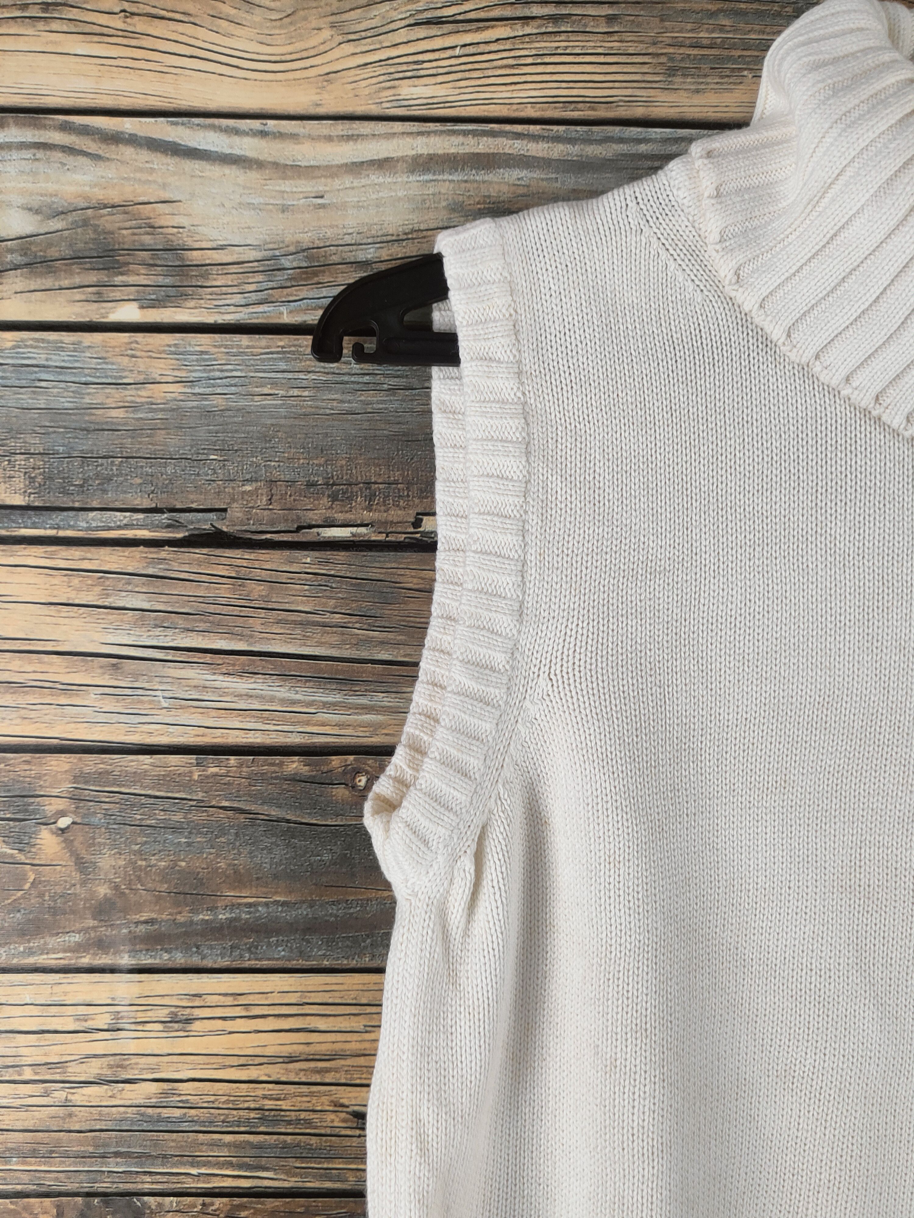 Burberry DL Burberry White Sleeveless Knitwear Sweatshirts #46-609 Size S / US 4 / IT 40 - 4 Thumbnail