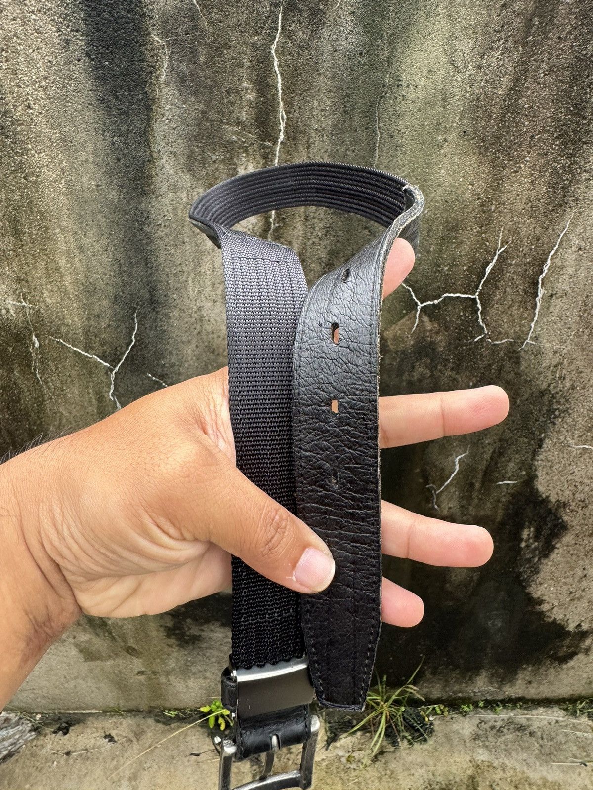 CABANE de ZUCCa × Issey Miyake × Japanese Brand IM Product By Issey Miyake Leather/Nylon Belt Size ONE SIZE - 5 Thumbnail