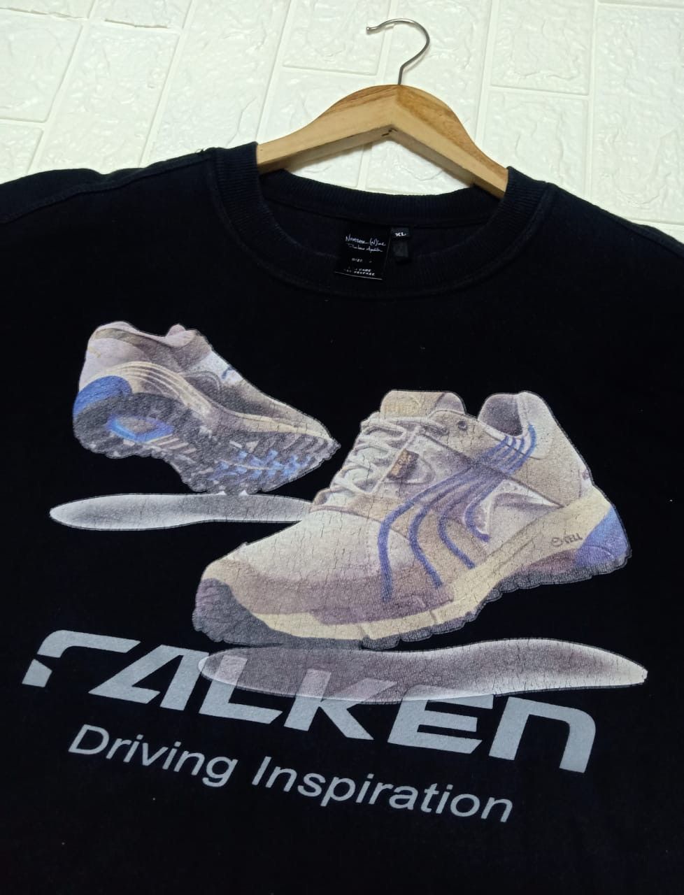 Japanese Brand Sweatshirt Falken X Number Nine Size US L / EU 52-54 / 3 - 7 Thumbnail