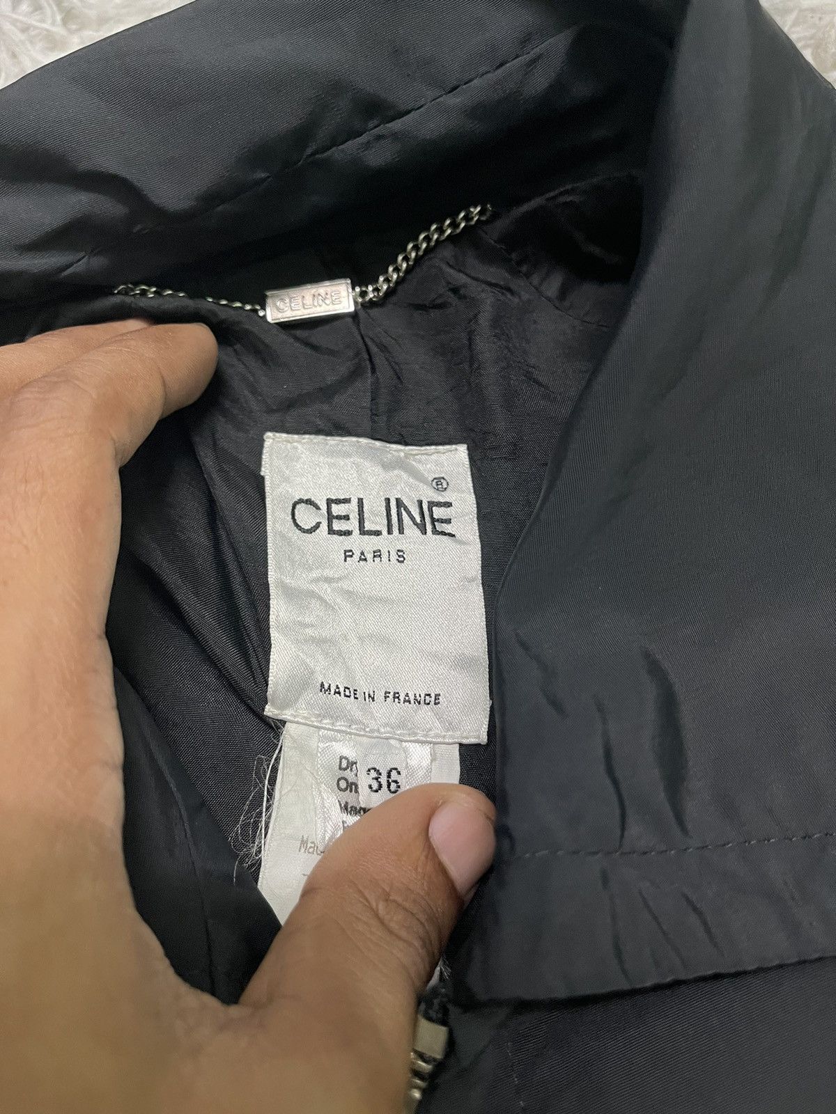 Celine 90s CELINE PARIS ZIPPER JACKET MADE IN FRANCE Size US L / EU 52-54 / 3 - 8 Thumbnail