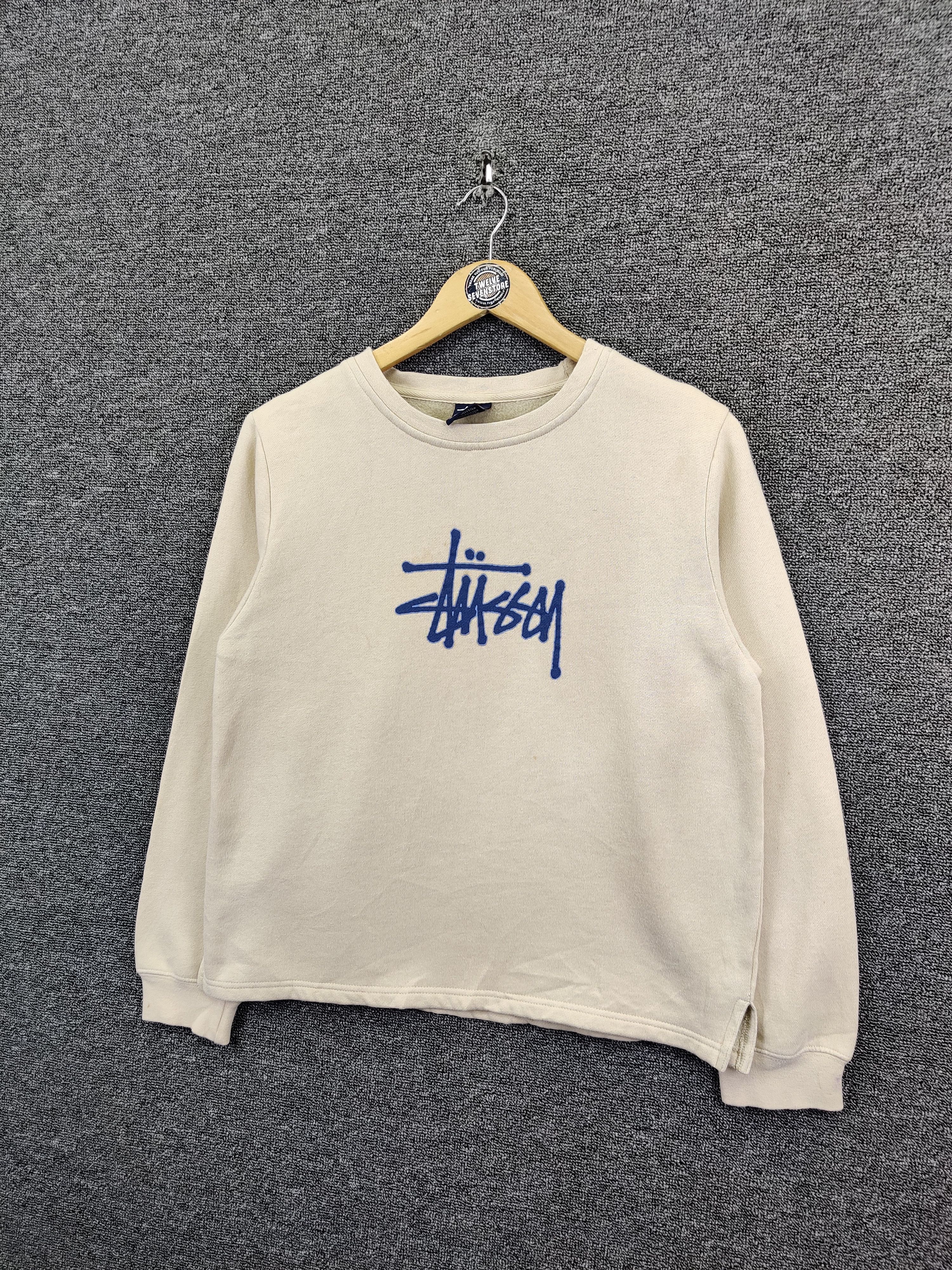 Stussy Vintage Stussy Signature Big Logo Crewneck Sweatshirt Size US M / EU 48-50 / 2 - 2 Thumbnail
