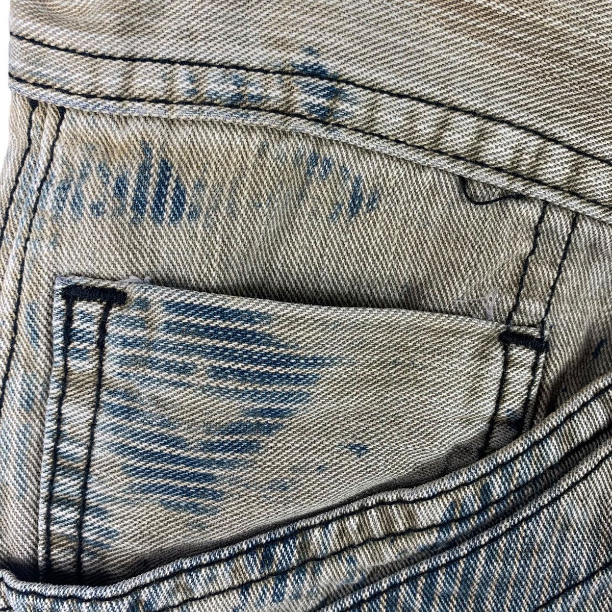 Japanese Brand REPACK japanesebrand double knee bleach jeans Size US 32 / EU 48 - 10 Thumbnail